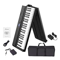 【早いもの勝ち❗️】　電子ピアノ 88鍵盤 折りたたみ式 持ち運び　卓上 dショッピング |ピアノ 電子ピアノ コンパクト 88鍵盤 ロール